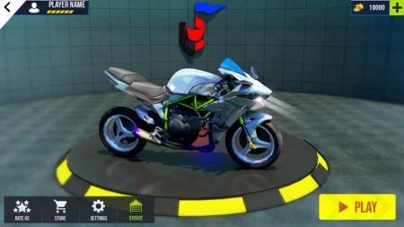 摩托交通赛车3D截图1