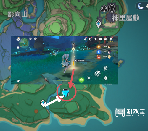 原神被隐去的我与尚在现世的她拍照地址攻略