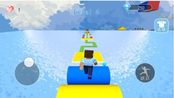 像素块状跑酷截图2