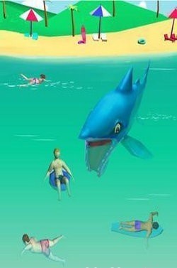 恐怖鲨鱼袭击3D截图2