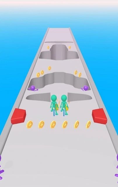 地面挖掘机跑酷截图1