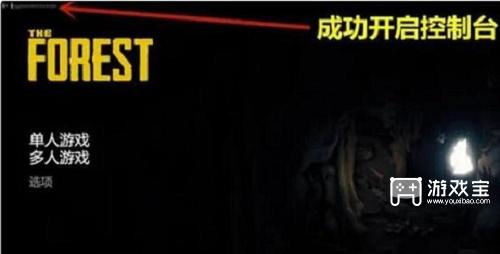 森林之子作弊码怎么输入不了呢