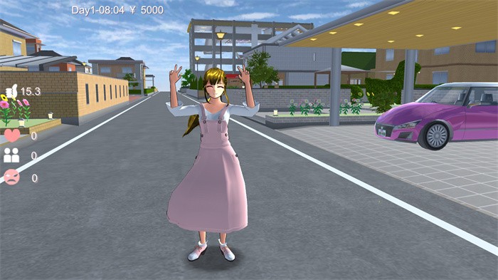 樱花女生校园模拟截图3