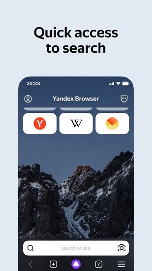 Yandex浏览器截图3