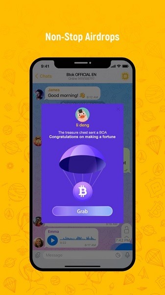 Btok聊天软件苹果版下载截图1