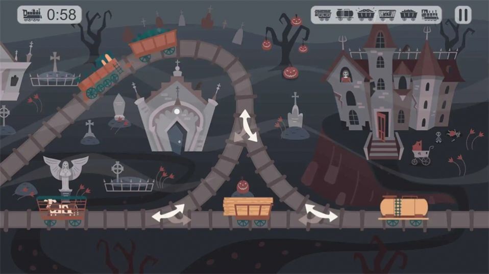 逻辑火车铁路拼图截图2