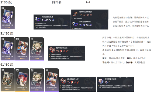 崩坏星穹铁道姬子光锥遗器选择攻略