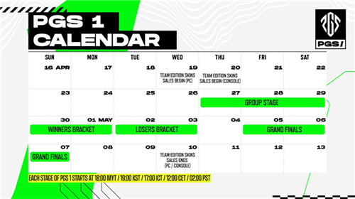 KRAFTON 将举办PUBG全球系列赛1（PGS1）