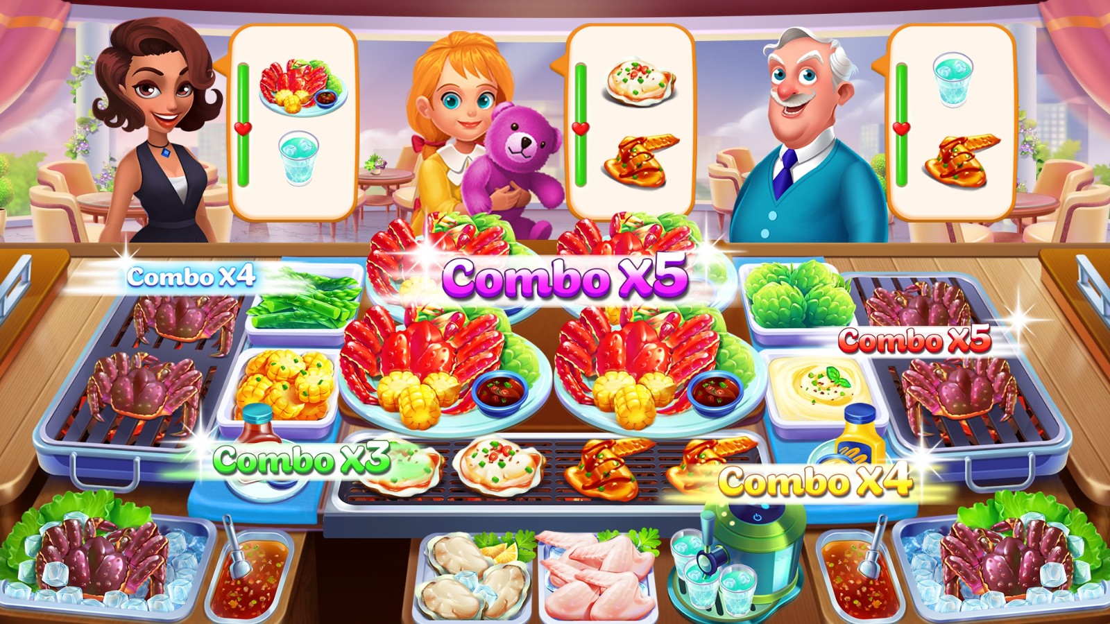 烹饪游戏时间美味街手游截图4