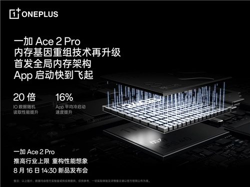 一加 Ace 2 Pro 定档 8 月 16 日 全球首发 24GB 超级内存