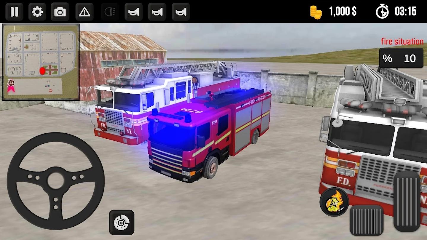 消防车模拟器截图2