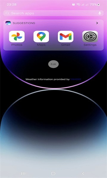 Launcher iOS 17截图1