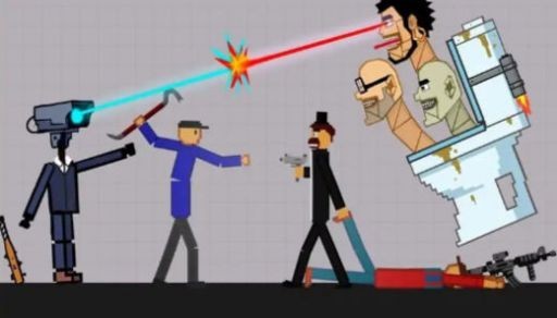 马桶人沙盒战斗截图3