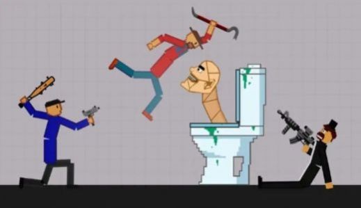 马桶人沙盒战斗截图2