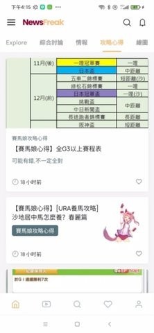 赛马娘攻略截图1