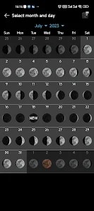Moon phase新月月相软件截图7