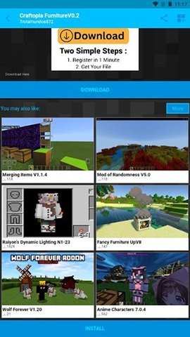 我的世界pe模组下载器截图1