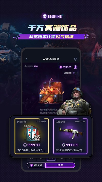 86skins开箱截图1