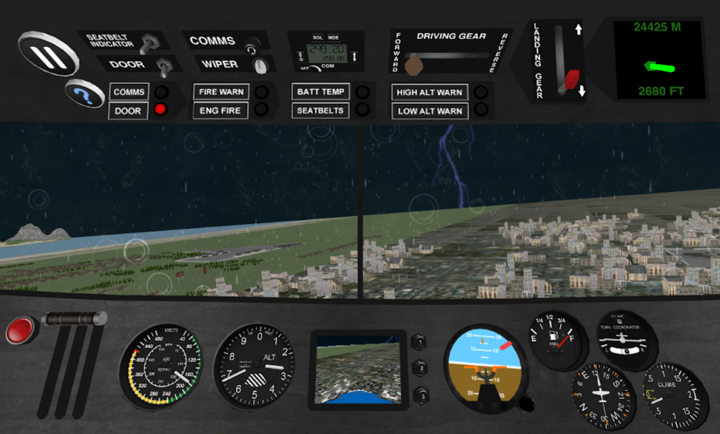 飞机驾驶员模拟器3D截图1