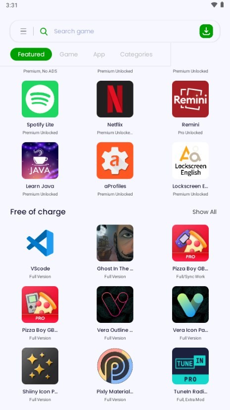 Liteapks Store游戏盒子截图3