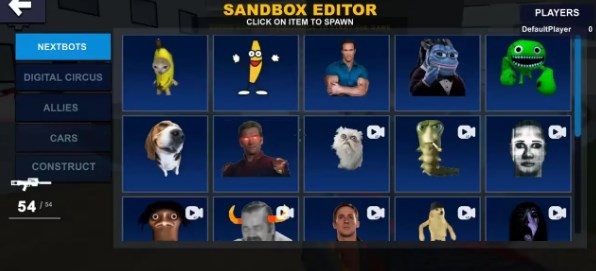 Nextbots沙盒射击截图4