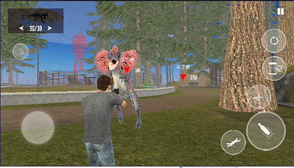 侏罗纪动物园恐龙狩猎