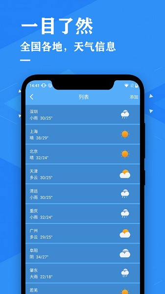 天气预报降雨预警截图2