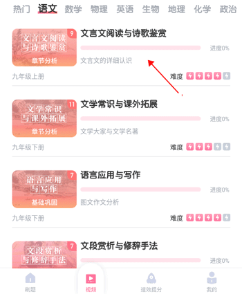 初中语文考霸教育