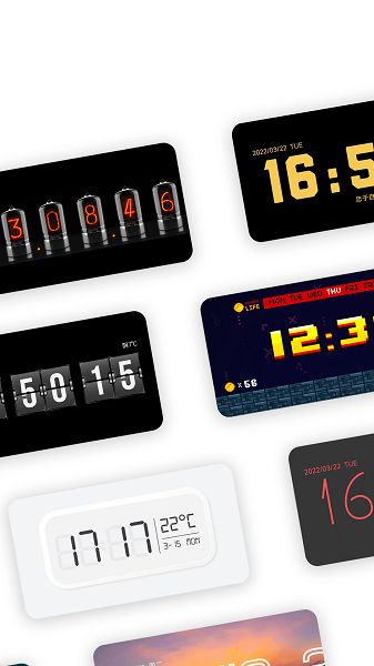 桌面数字时钟截图3