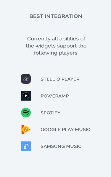 音乐小部件截图3