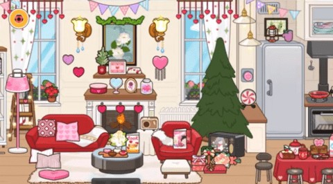 米加小镇圣诞节小屋