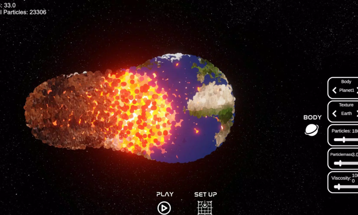 太空碰撞模拟器