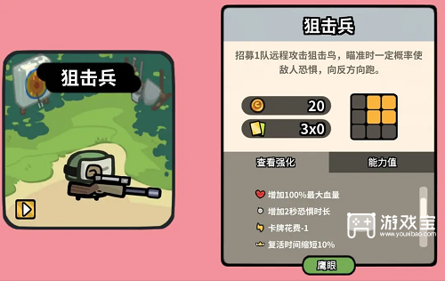 雀仔营地鹰眼兵种大全攻略