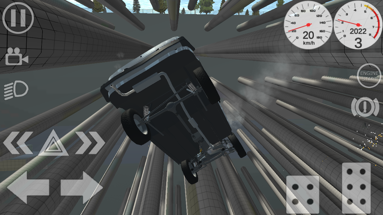 简单车祸物理模拟器