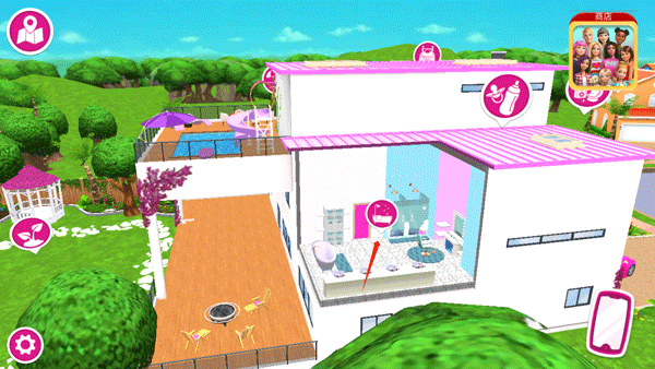 芭比梦幻屋官方正版