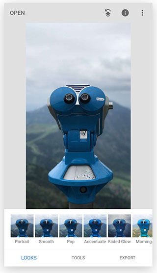 指划修图snapseed