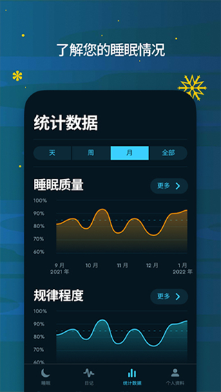 sleep cycle中文版截图1