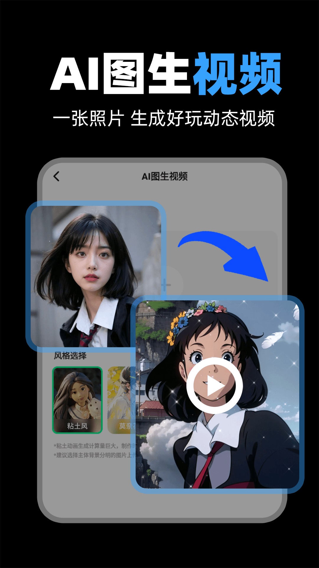 AI一键成片
