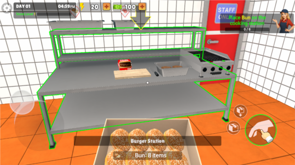 我的汉堡店模拟器