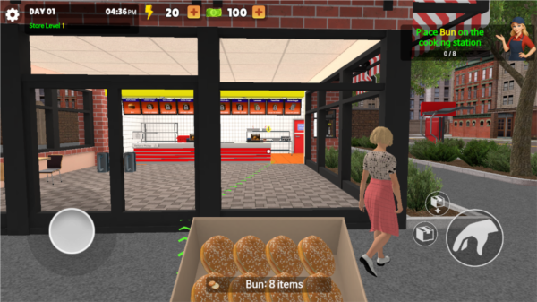 我的汉堡店模拟器