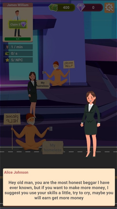 无家可归的生活