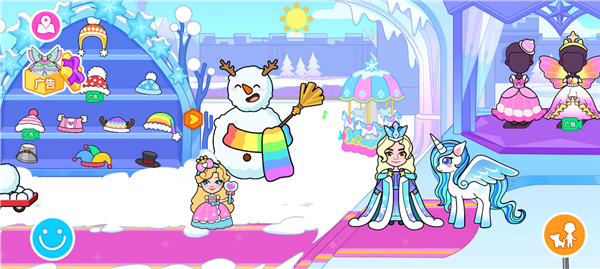 剪纸公主的冰雪世界