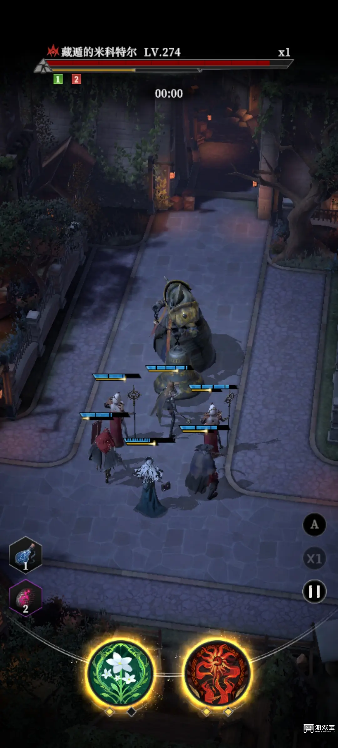 地下城堡4骑士与破碎编年史14章boss藏遁的米科特尔阵容攻略