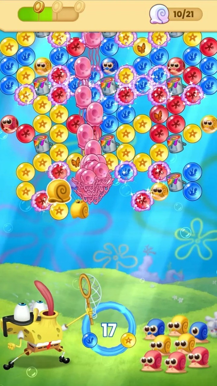 海绵宝宝泡泡爆破截图1