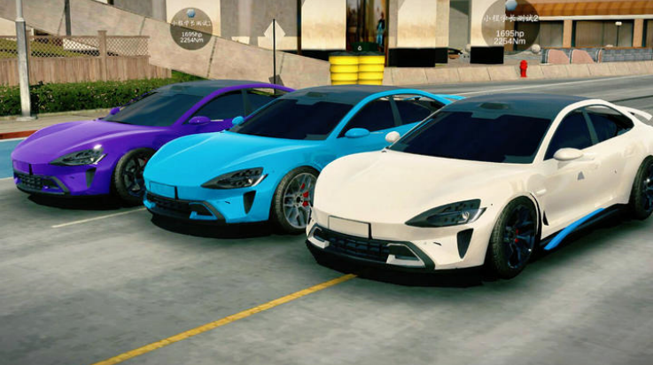 手动挡停车场小米SU7模组截图4