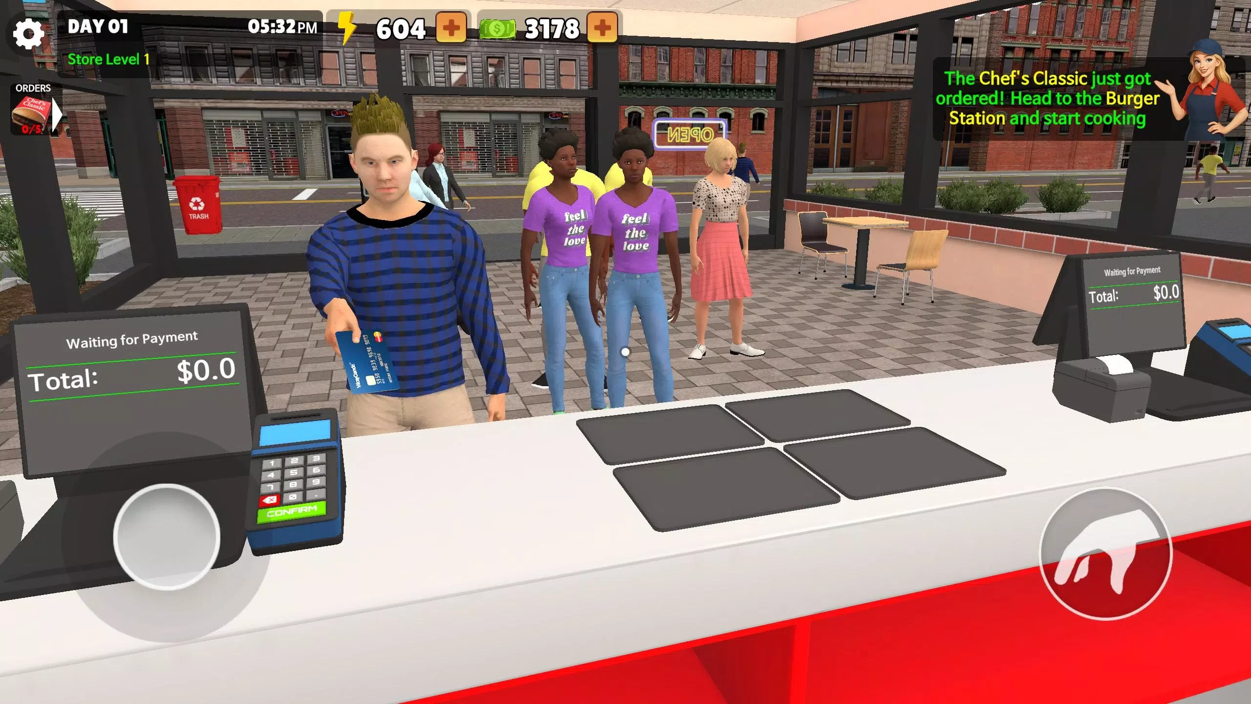 我的汉堡店模拟器