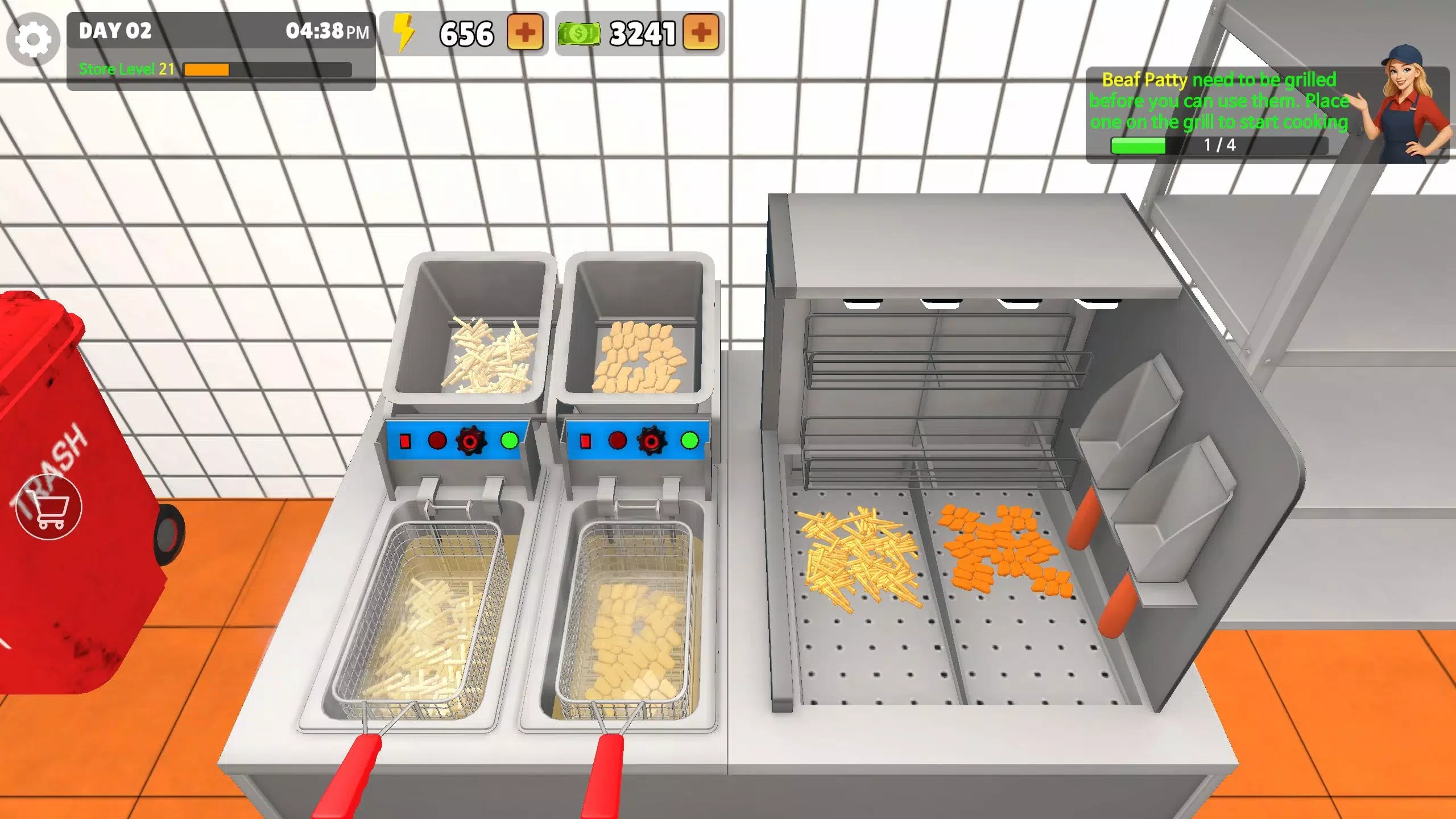 我的汉堡店模拟器