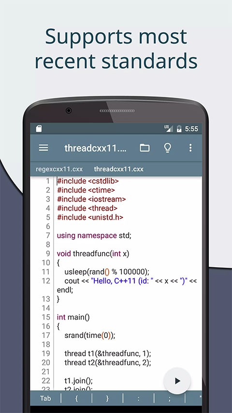 cxxdroid编程器截图1