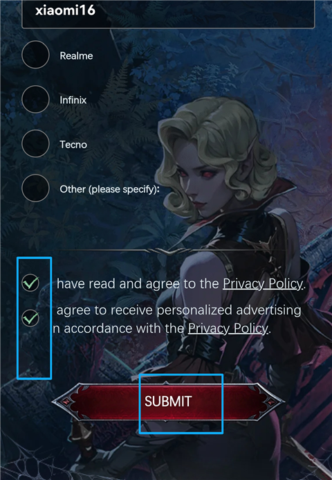 吸血鬼计划国际测试服