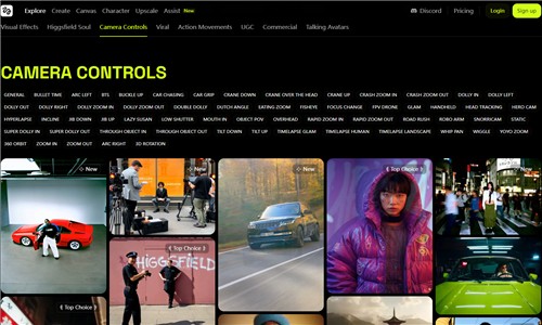 higgsfield AI截图2